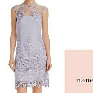 Lilac Lavender Purple Lace Sleeveless Dress